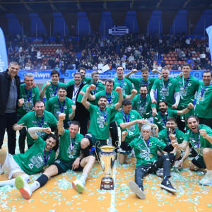 Η ΠΑΕ Παναθηναϊκός συνεχάρη την ομάδα βόλεϊ για τη κατάκτηση του κυπέλλου