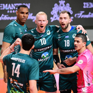 Βήμα πρόκρισης στους τελικούς των playoffs της Volley League έκανε ο Μίλωνας κόντρα στον ΠΑΟΚ