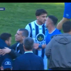 Χαμός στο Ηρακλής - Νίκη Βόλου κα σύρραξη μεταξύ των ποδοσφαιριστών (video)