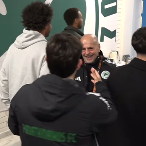 Η «έκρηξη» στο γκολ και η αγκαλιά του Αλαφούζου με τον Ταμπόρδα μετά το ματς με Μπέτις (video)