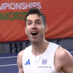 Η αντίδραση του Τεντόγλου στην πρώτη του προσπάθεια στο Παγκόσμιο κλειστού (video)