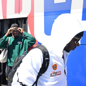 Η άφιξη του Παναθηναϊκού στο «Palau» για το παιχνίδι με την Μπαρτσελόνα (video)