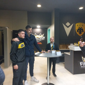 Χαμός με Ντούσαν Σάκοτα στην μπουτίκ της ΑΕΚ στη Sunel Arena