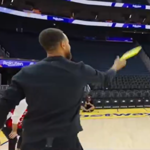 Βρέθηκε το αδύναμο σημείο του Κάρι: Τα βάζει από παντού με οτιδήποτε αλλά όχι με frisbee (video)