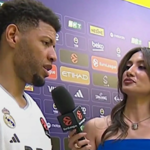 Δείτε τι έκανε η Ντενίζ για να φτάσει τον Ταβάρες των 221 εκατοστών ύψους