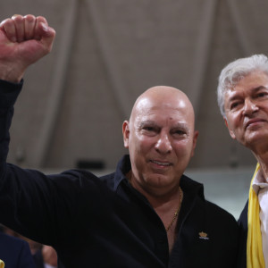 Η άφιξη του θρύλου: Ο Νίκος Γκάλης στο Παλέ για το ματς του Άρη ΜΕ τον Πανιώνιο (video)