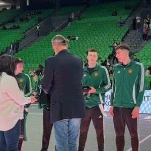 Ο Αλβέρτης βράβευσε τα παιδιά της ακαδημίας του Παναθηναϊκού