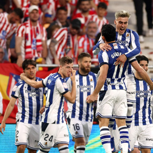 Απίθανη Σοσιεδάδ, έπιασε «στον ύπνο» την Ατλέτικο και προηγήθηκε στα 19 δευτερόλεπτα του τελικού (video)