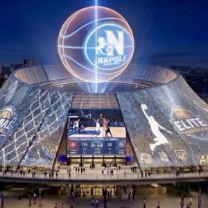 Αυτός είναι ο «Βεζούβιος»: Το υπερσύγχρονο γήπεδο που χτίζει η Νάπολι για να μπει στην EuroLeague