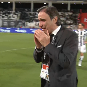 Ξέσπασε σε κλάματα ο Πουρσανίδης μετά την κατάκτηση του Κυπέλλου Ελλάδας Betsson (video)