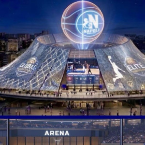 Αυτός είναι ο «Βεζούβιος»: Το υπερσύγχρονο γήπεδο που χτίζει η Νάπολι για να μπει στην EuroLeague
