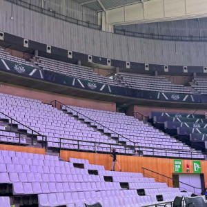 Σε αυτό το σημείο θα πάρουν θέση στο Pavello Olimpic de Badalona οι φίλοι της ΑΕΚ