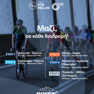 Το φυσικό μεταλλικό νερό ΒΙΚΟΣ για 3η συνεχόμενη χρονιά χορηγός ενυδάτωσης στον ΔΕΗ