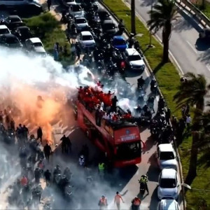 Το κρητικό πάρτι των Κυπελλούχων Ελλάδας ξεκίνησε με ένα εντυπωσιακό Pyro Show (video)