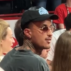 Ο Κάιλ Κούζμα στο ΣΕΦ για το Game 2 του Ολυμπιακού με τη Μονακό