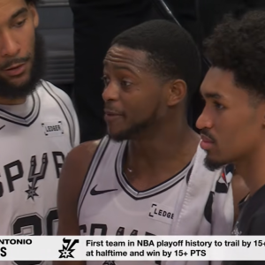 Από το -17 σε ιστορική ανατροπή: Οι Σπερς σπάνε τα κοντέρ και στα playoffs (video)