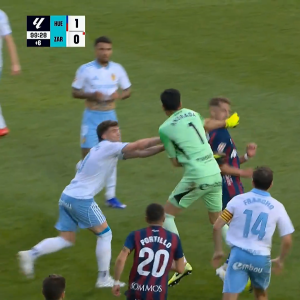 Ο τερματοφύλακας της Σαραγόσα έριξε μπουνιά σε αντίπαλο που θα ζήλευε και ο Μεϊγουέδερ (video)