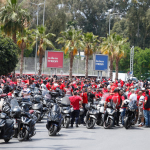 Μηχανοκίνητη πορεία φίλων του Ολυμπιακού προς το «T-Center»