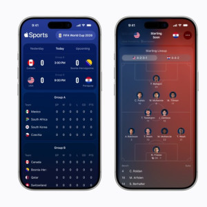 Η Apple επεκτείνει το Apple Sports App σε 90 νέες χώρες ενόψει Μουντιάλ