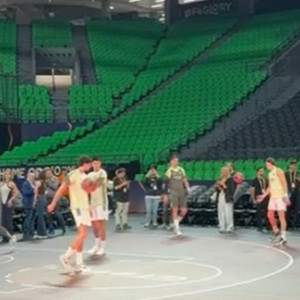 Τα πλάνα του Athletiko απ' την προπόνηση της Ρεάλ Μαδρίτης στο T-Center
