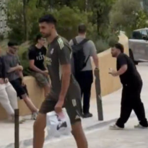 Ο Γιουρτσεβέν φωτογραφήθηκε με θαυμαστές έξω από το ξενοδοχείο (video)