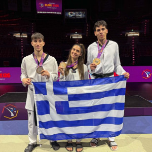 Σαρώνει η Εθνική στο Ευρωπαϊκό ταεκβοντό - Τρία χάλκινα μετάλλια τη δεύτερη μέρα