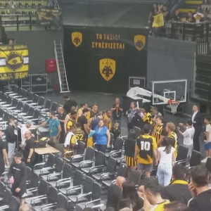 Η ΑΕΚ πανηγύρισε με τον κόσμο της την πρόκριση στα ημιτελικά της Stoiximan GBL (video)