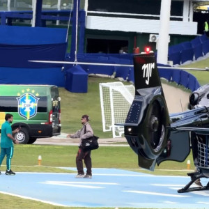 Ο Νεϊμάρ πήγε στην προπόνηση της Εθνικής Βραζιλίας με ελικόπτερο! (video)