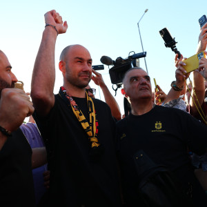 Η πρώτη φωτογραφία του Σπανούλη με το κασκόλ του Άρη