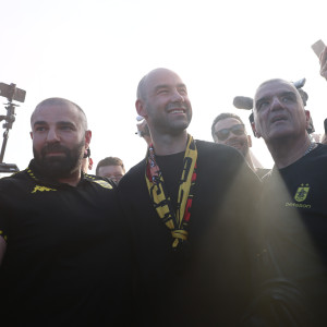 Η πρώτη δήλωση Σπανούλη μετά την υποδοχή του: «Αυτή είναι η αρχή του οράματος του Άρη»