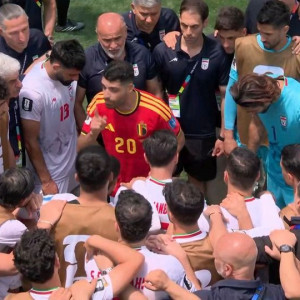 Η ηγετική ομιλία του Ταρέμι μετά το φινάλε του αγώνα Βέλγιο - Ιράν (video)
