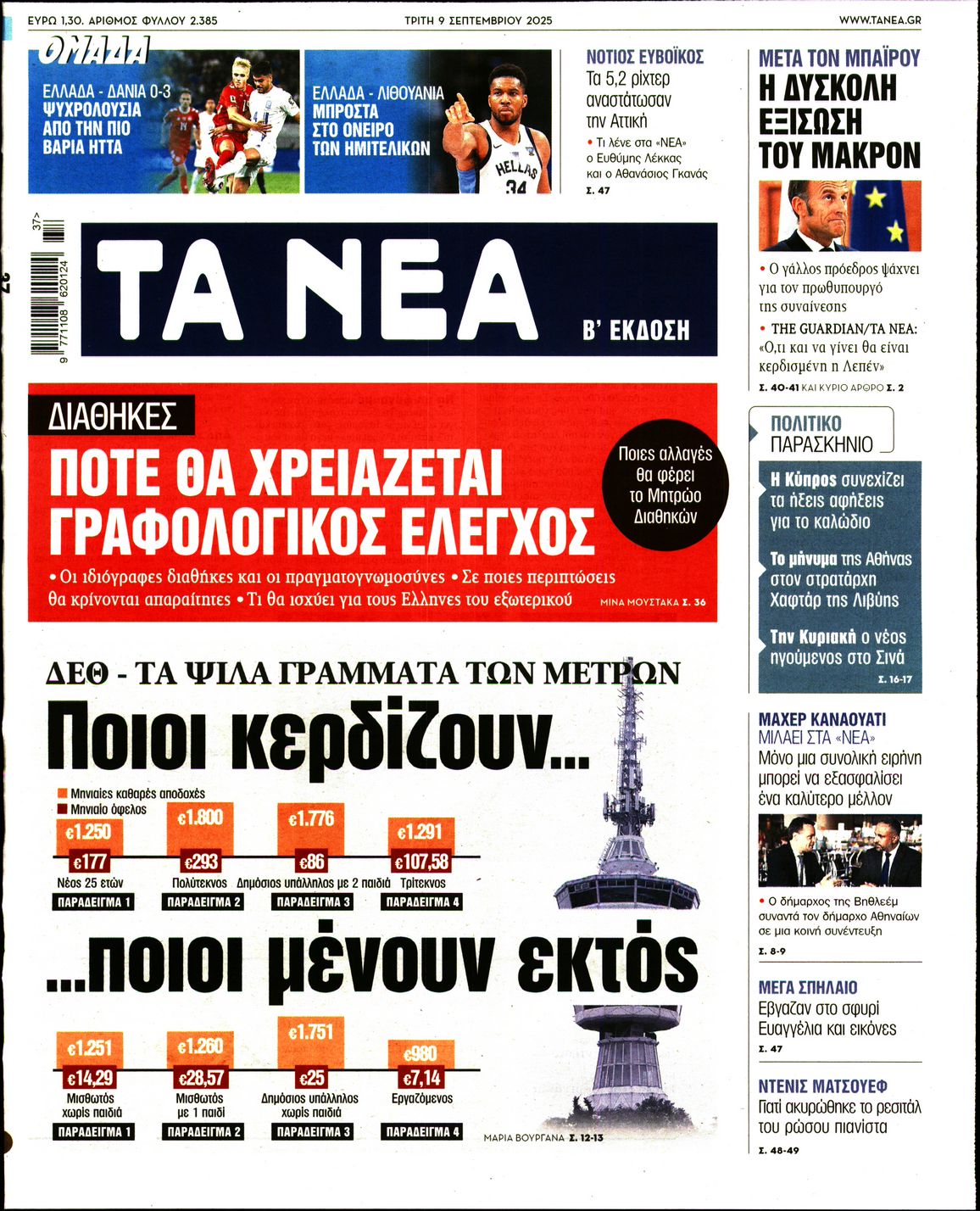 Πρωτοσέλιδο εφημερίδας