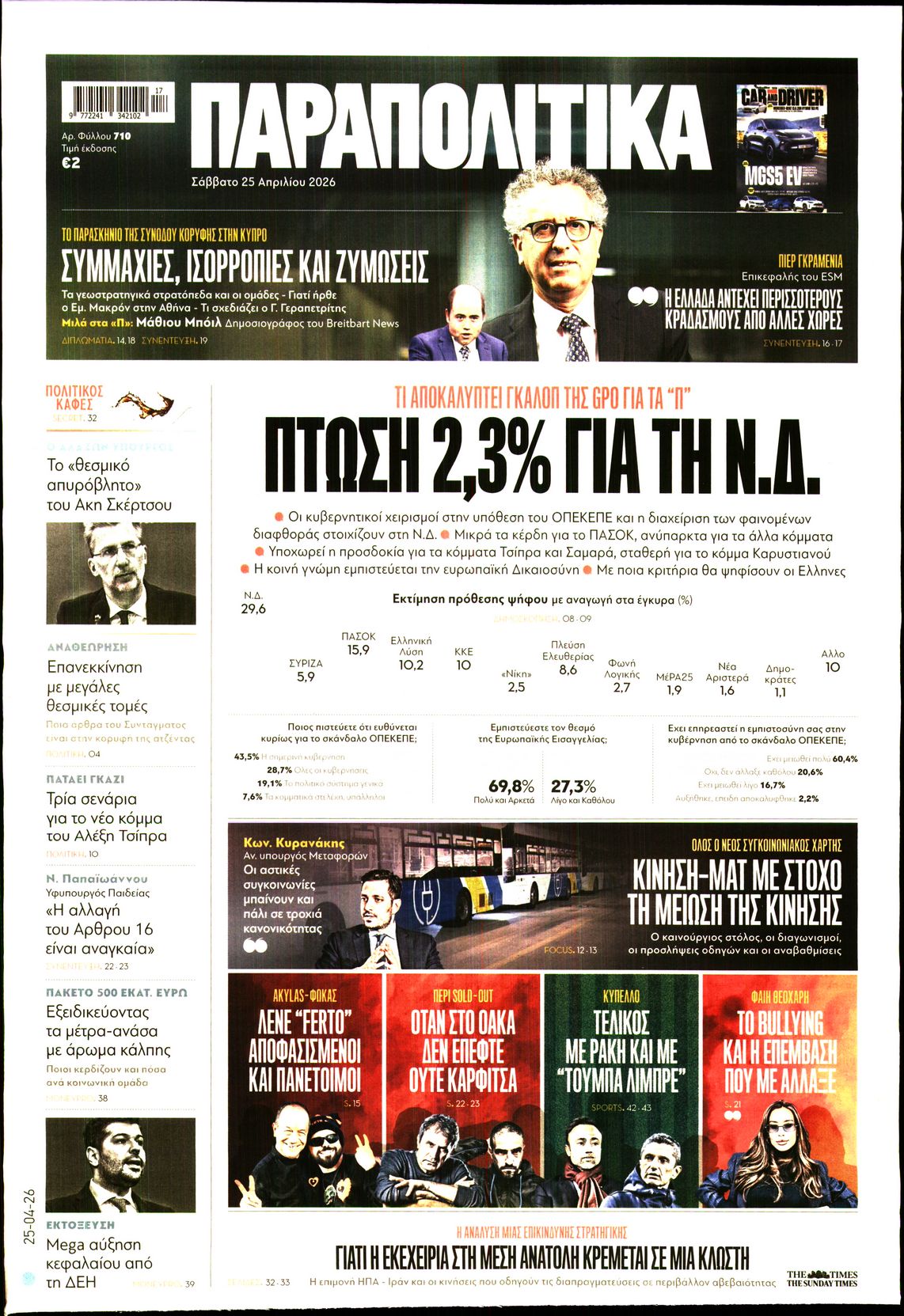 Πρωτοσέλιδο εφημερίδας