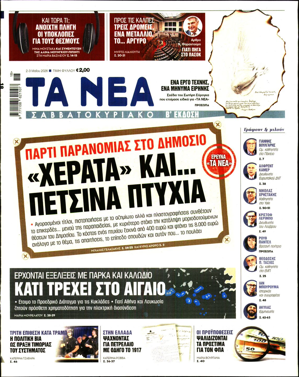 Πρωτοσέλιδο εφημερίδας