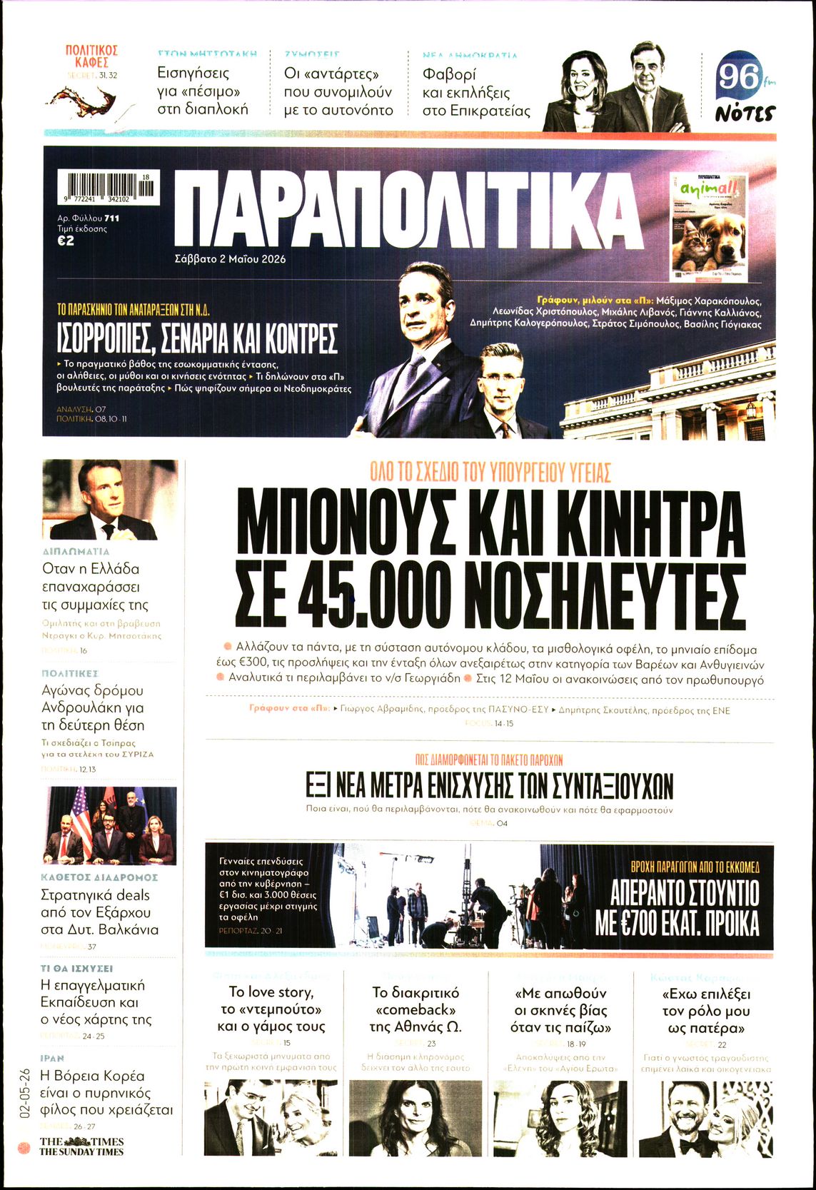 Πρωτοσέλιδο εφημερίδας