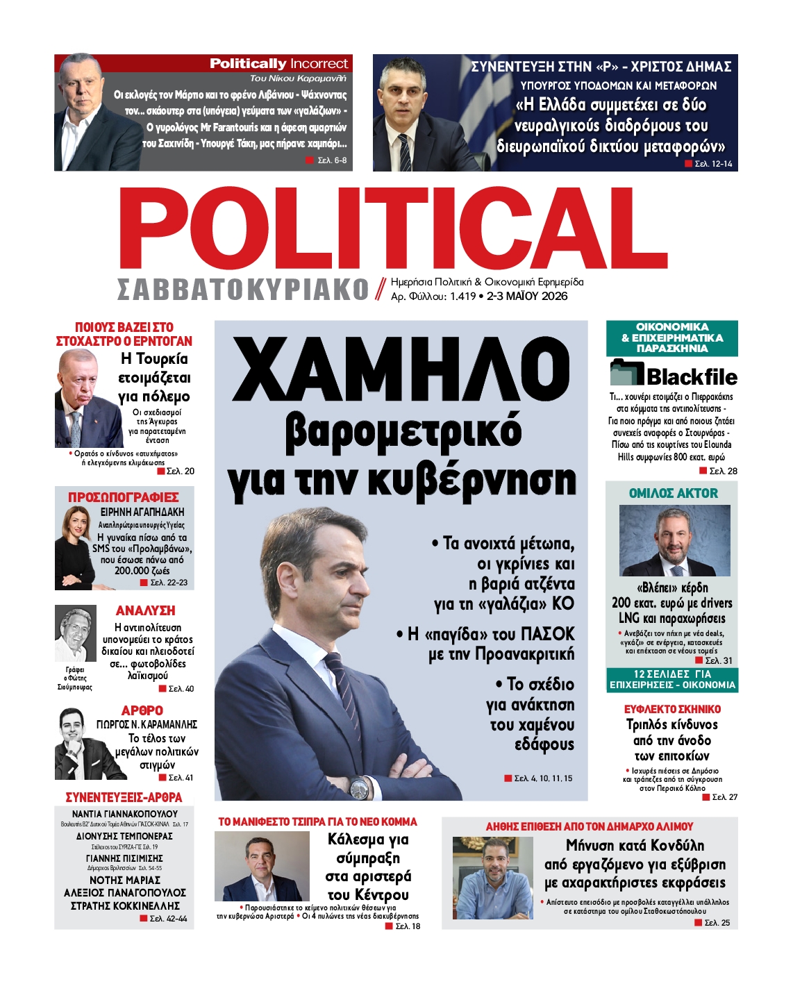 Πρωτοσέλιδο εφημερίδας
