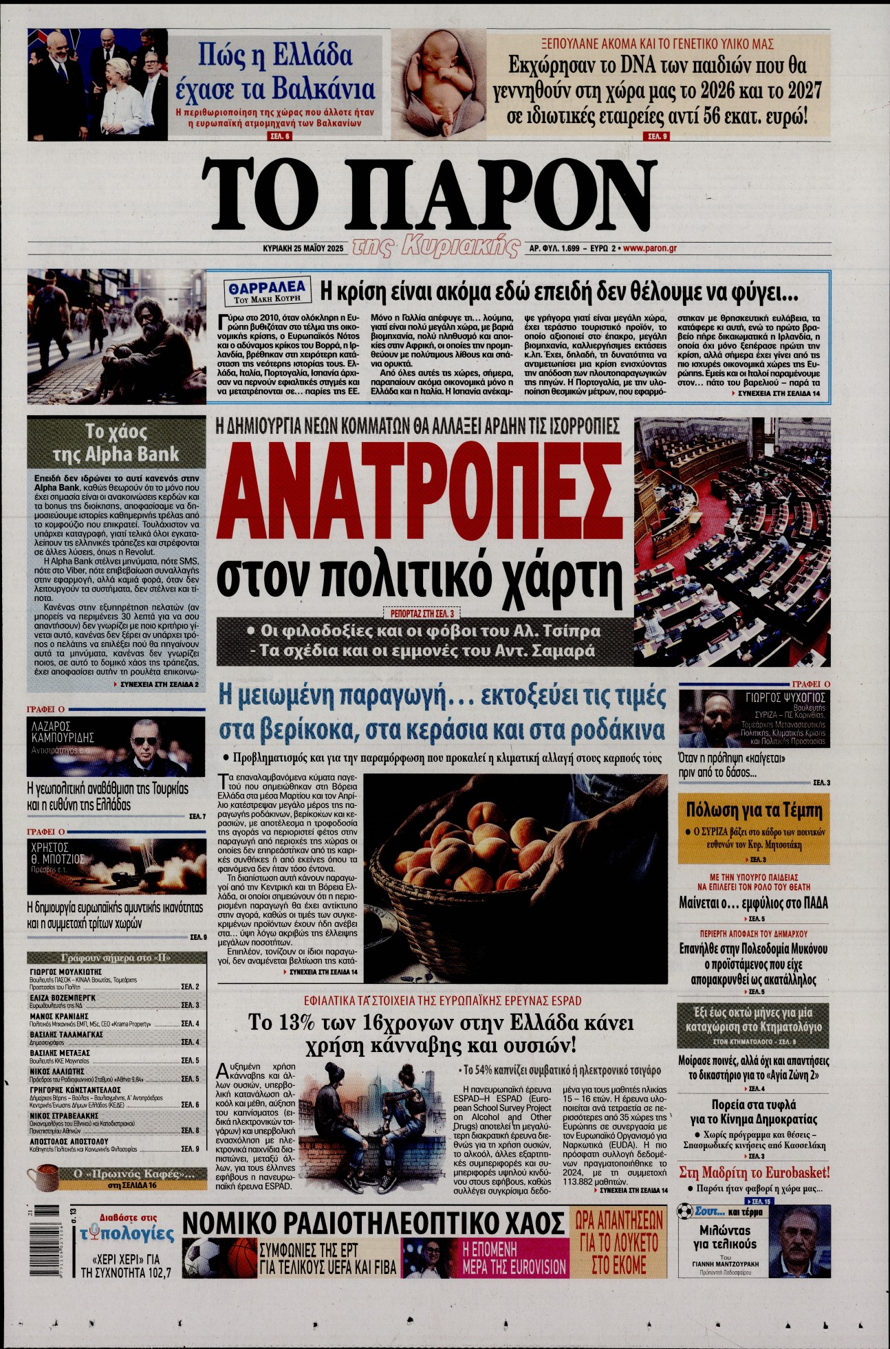 Πρωτοσέλιδο εφημερίδας