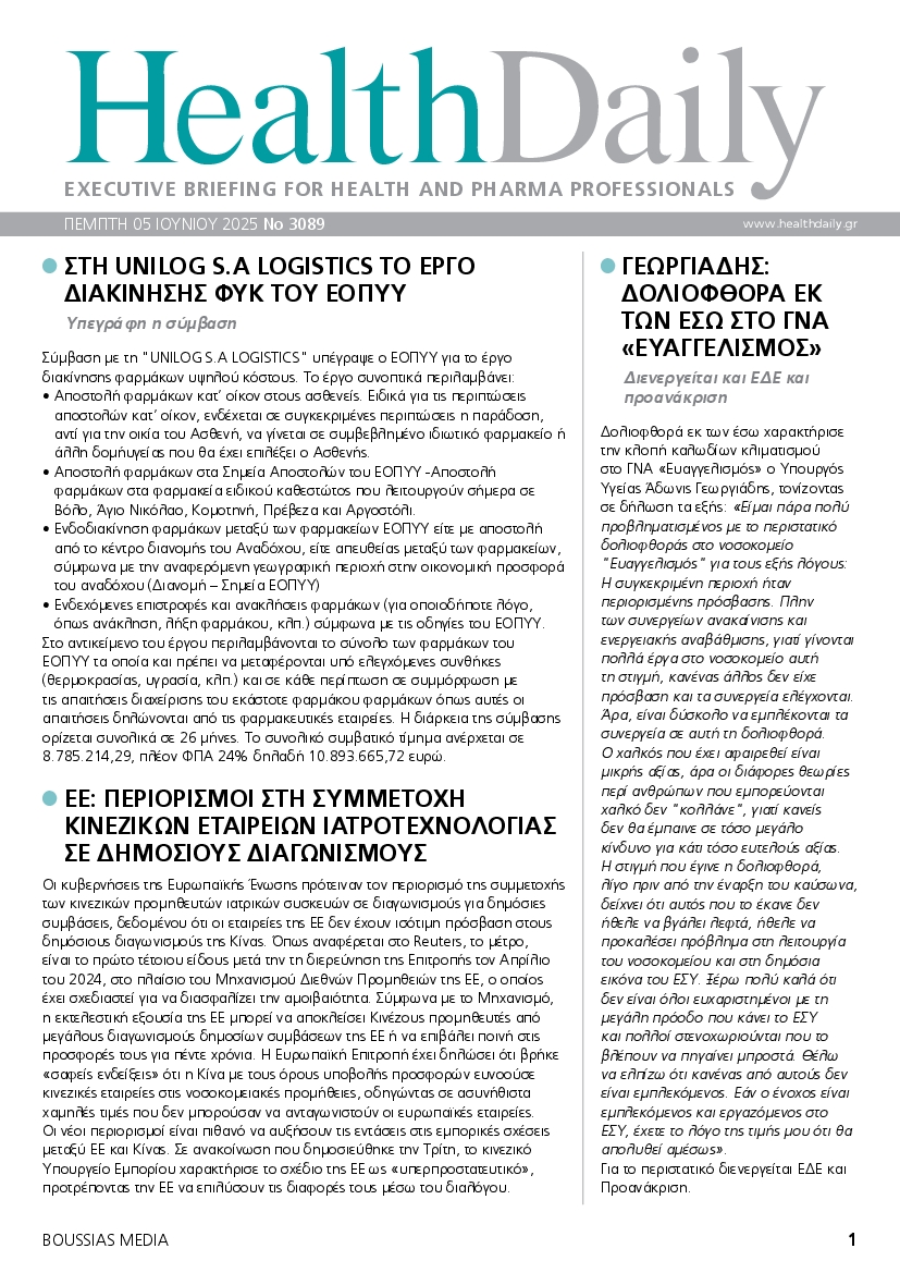 Πρωτοσέλιδο εφημερίδας